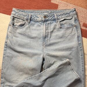 American Eagle Outfitters Light Blue Straight Leg Jeans
